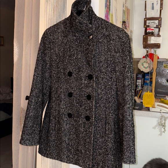 Calvin Klein Double Breasted Pea Coat - Picture 10 of 12